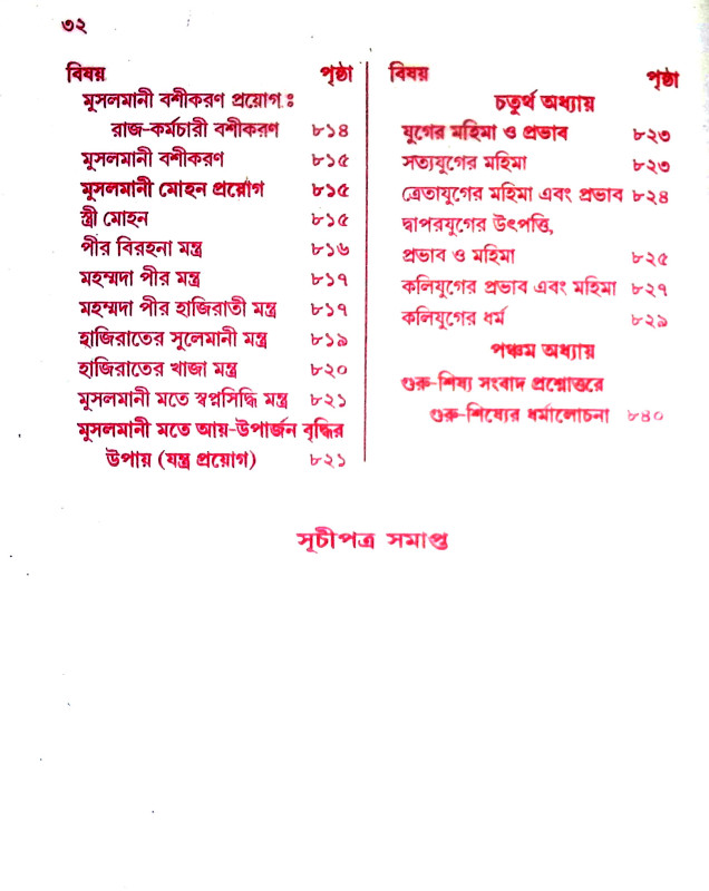অব্যর্থ সর্ব সিদ্ধিদাতা পুস্তক Abyartha sarb siddhidata pustak