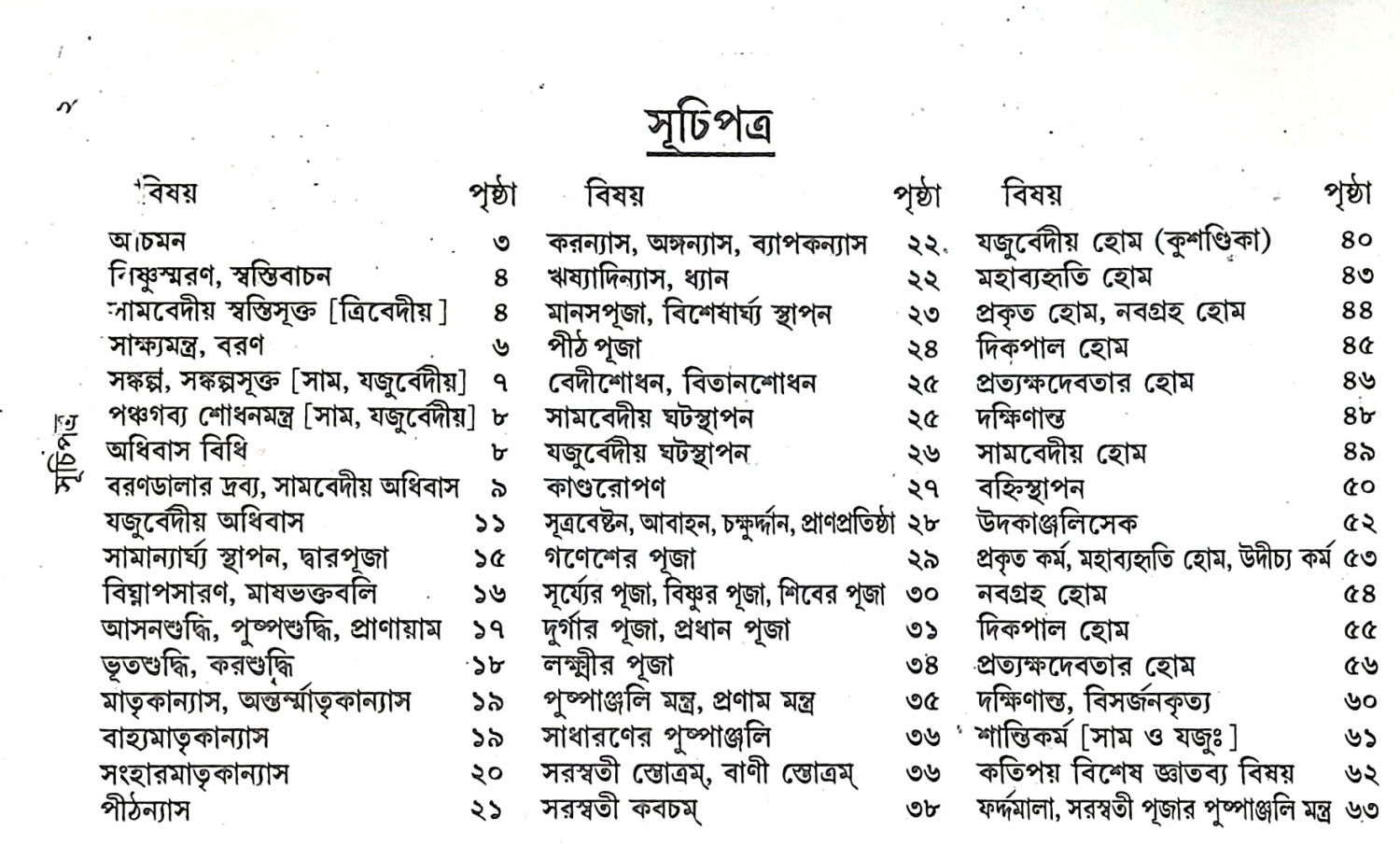 শ্রীশ্রী সরস্বতী পূজা পদ্ধতি Sri Sri Saraswati Puja Paddhati