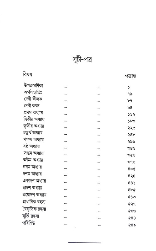দেবী মাহাত্ম্য Debi Mahatmya