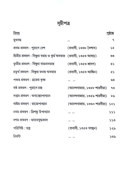 পৌরাণিক উপাখ্যান Pauranik Upakhyan