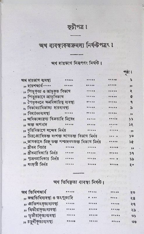 ব্যবস্থাকল্পদ্রুম  Byabasthakalpadrum