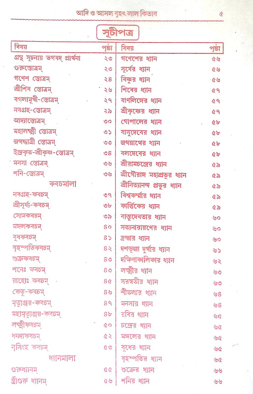 বৃহৎ আদি ও আসল লাল কিতাব Brihat Adi o Asal Lal Kitab