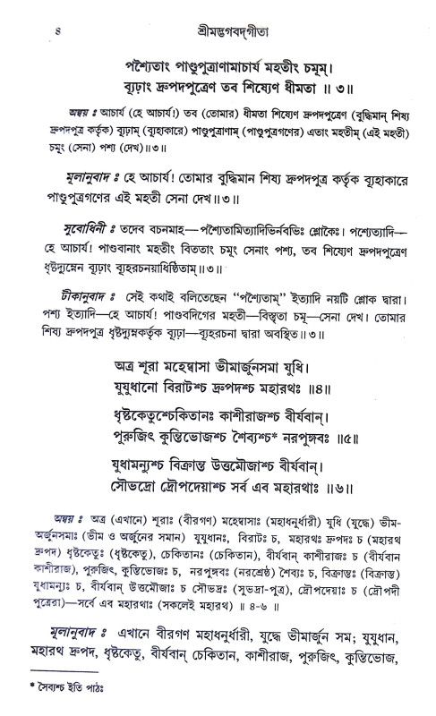 শ্রীমদ্ভগবদগীতা Srimad Bhagavad Gita