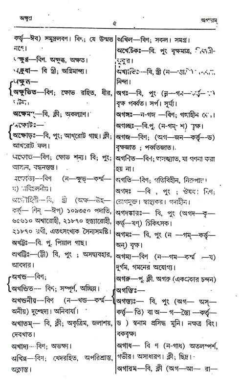 সংস্কৃত বাংলা অভিধান Sanskrta Banla Abhidhan