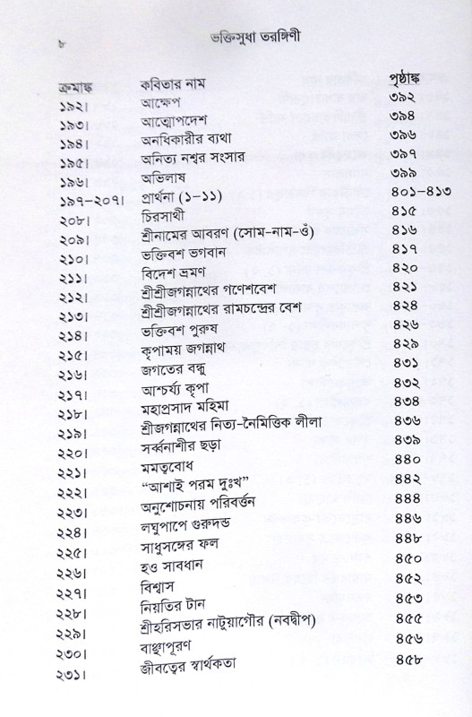 ।। ভক্তিসুধা তরঙ্গিণী ।। Bhaktisudha Tarangini