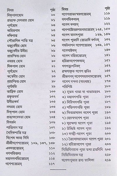 শ্রী শ্রী গণেশ পূজা পদ্ধতি Sri Sri Ganesh Puja Paddhati