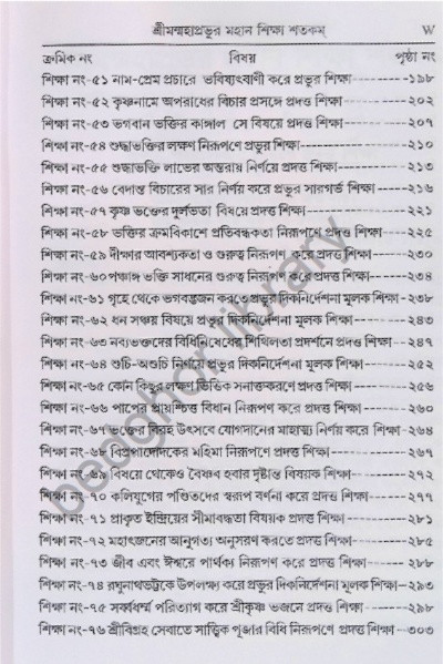 শ্রীমন্মহাপ্রভুর মহান শিক্ষা শতকম Shriman Mahaprabhu’r Mahan Shiksha Shatakam