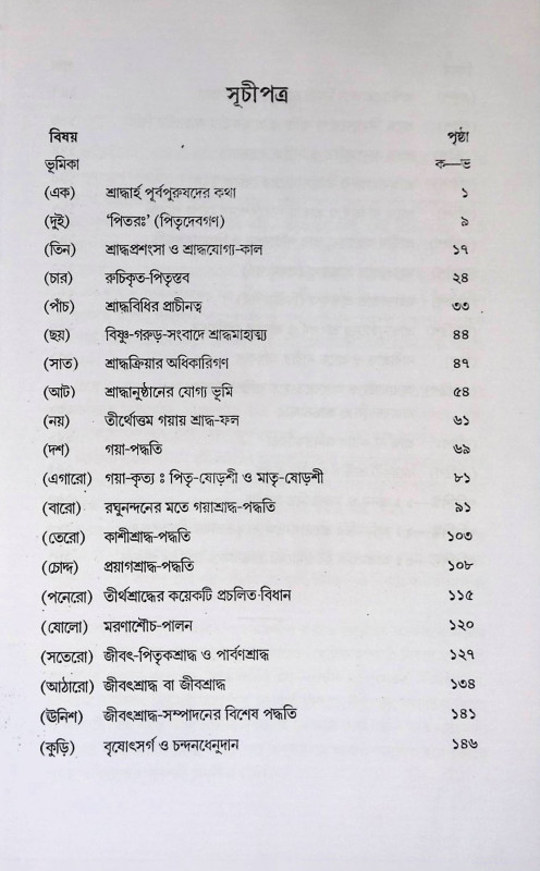 হিন্দুশ্রাস্ত্রমতে শ্রাদ্ধ - সংস্কার  Hindusrastramate Srad'dha - Sanskar