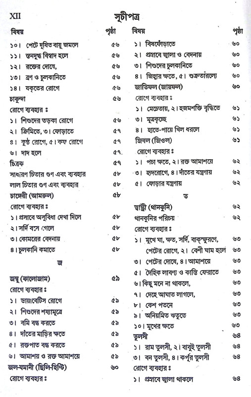 বনৌষধি ও দ্রব্যগুণ Banausadhi o Drabyagun