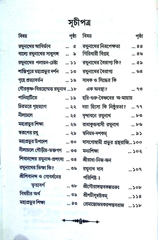 গোস্বামী শ্রীরঘুনাথ দাস Goswami Sri Raghunath Das