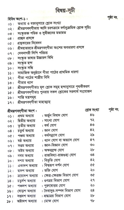 শ্রীমদ্ভগবদগীতা Srimad Bhagavad Gita