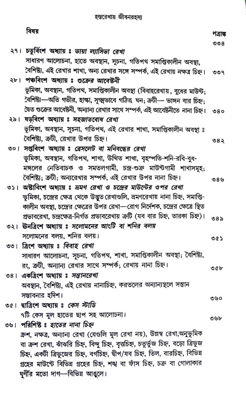 হস্তরেখায় জীবনরহস্য Hastarekhaya Jībanarahasya