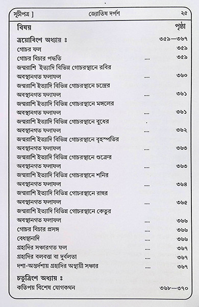 জ্যোতিষ দর্পন Jyotish Darpan