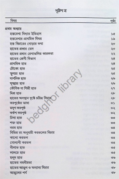 হস্থরেখা বিদ্যা Hastarekha Vidya