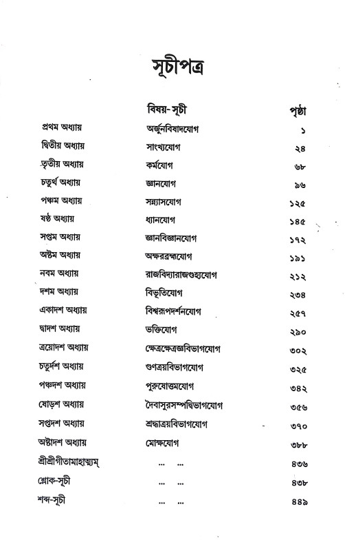 শ্রীমদ্ভগবদগীতা Srimad Bhagavad Gita