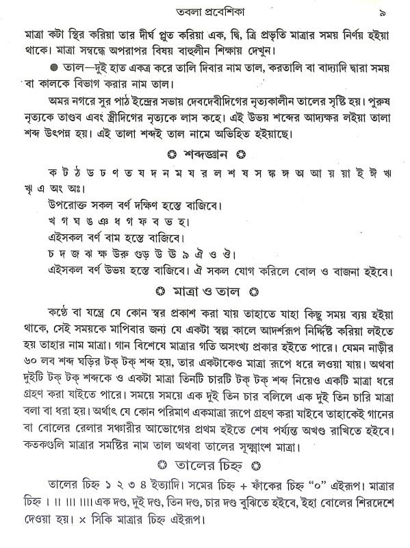 তবলা প্রবেশিকা Tabla Prabesika