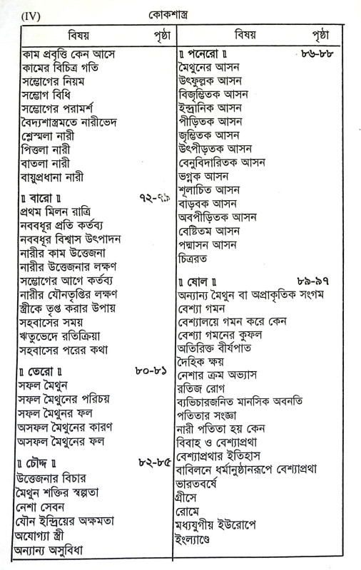 কোক শাস্ত্র Kok Sastra