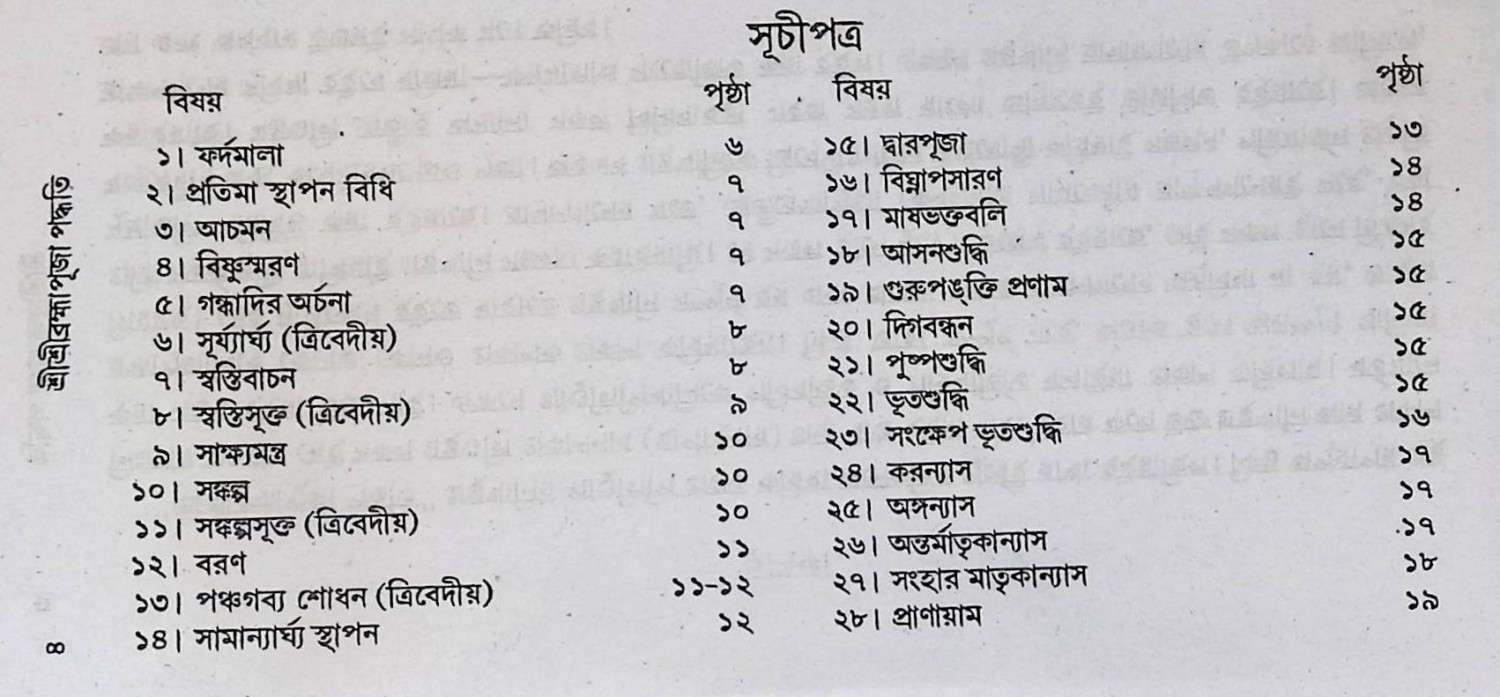 শ্রী শ্রী ব্রহ্মা পূজা পদ্ধতি  Śrī śrī brahmā pūjā pad'dhati