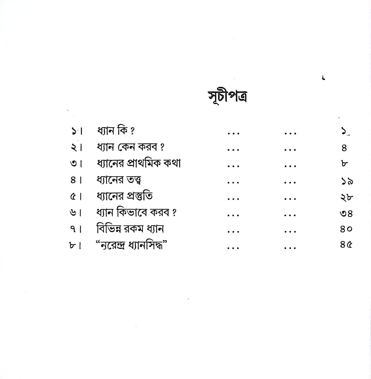 ধ্যান ও মনের শক্তি Dhyan O Maner Sakti