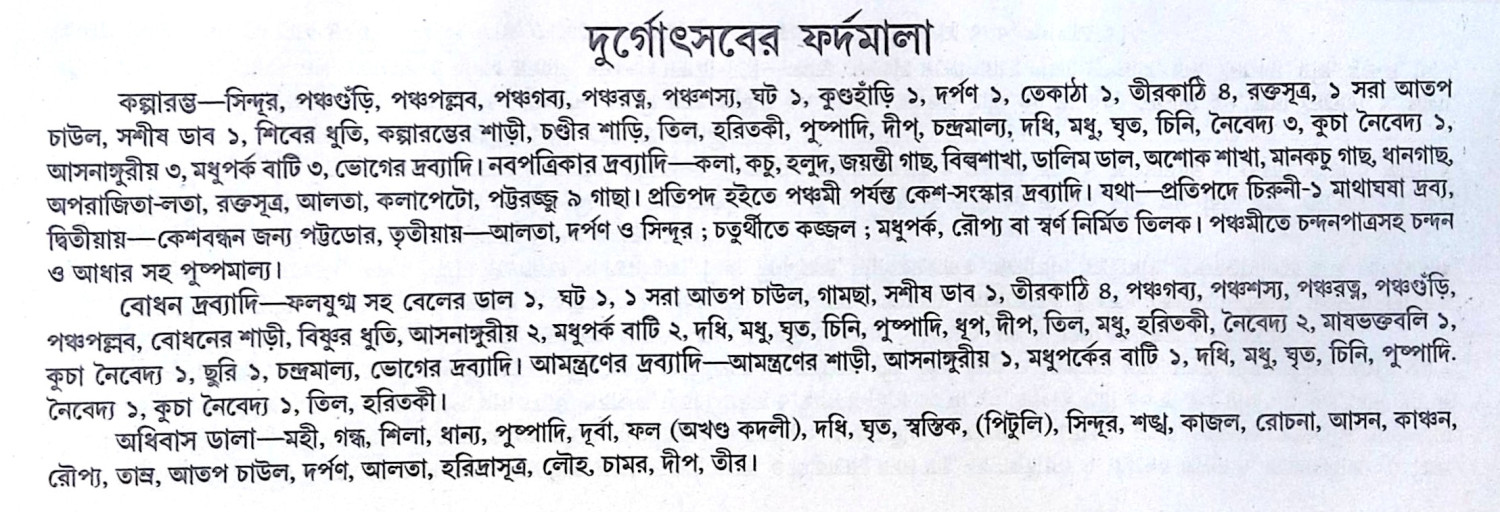 ।। দেবী পুরানোক্ত শ্রীশ্রী দুর্গাপূজা পদ্ধতি ।। Devi Puranokto Shri Shri Durgapuja Paddhati