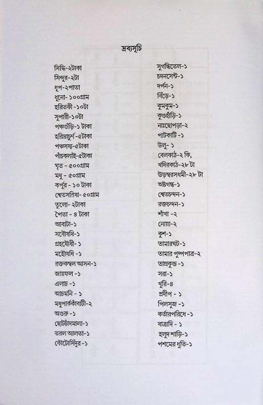মাঙ্গলিক পূজা পদ্ধতি Manglik Puja Paddhati