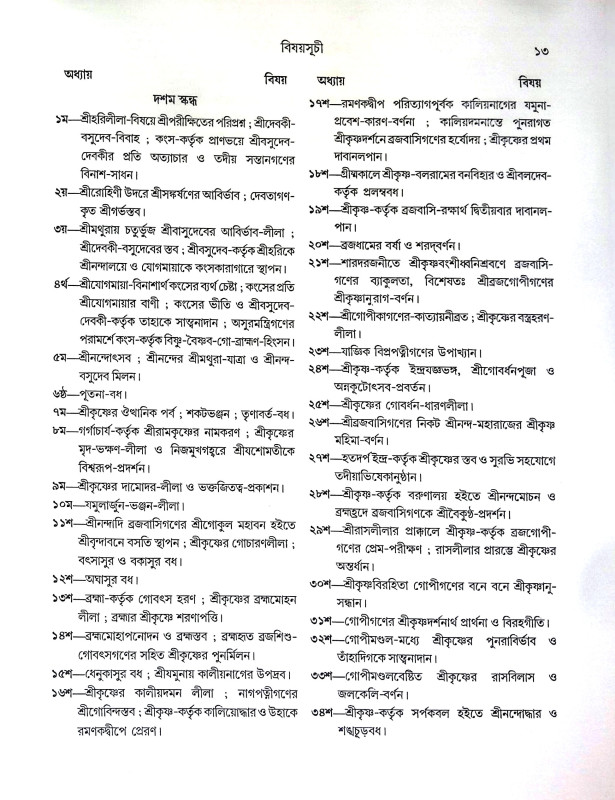 শ্রী শ্রীকৃষ্ণপ্রেমতরঙ্গিণী Sri Sri Krishna Prematrangini