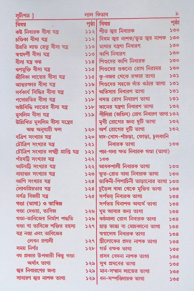 আদি ও আসল লাল কিতাব Adi O Asal Lal Kitab
