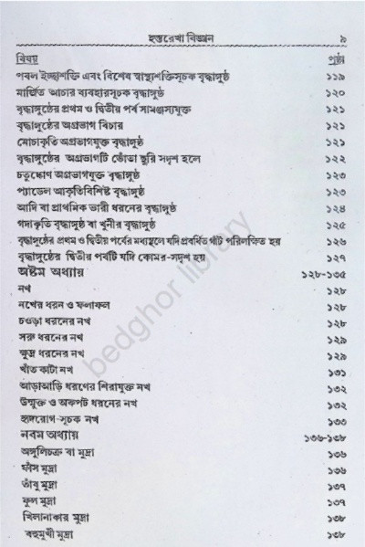 হস্তরেখা বিজ্ঞান Hastorekha Biggan