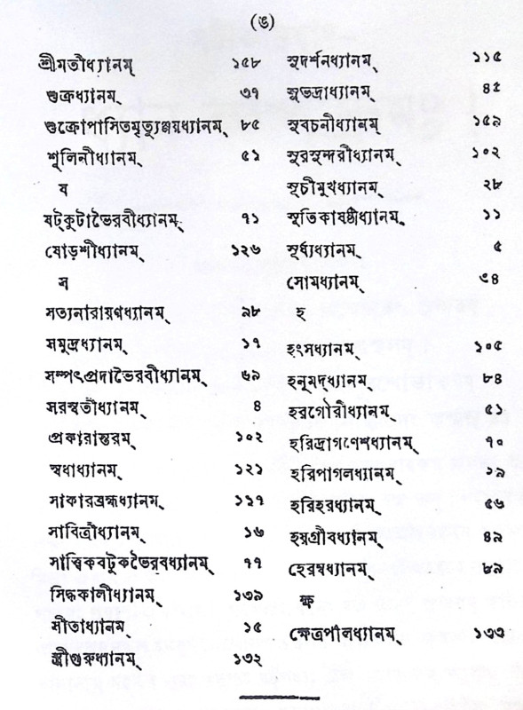 ।। ধ্যান-কল্পদ্রুম ।। Dhyan Kalpadruma