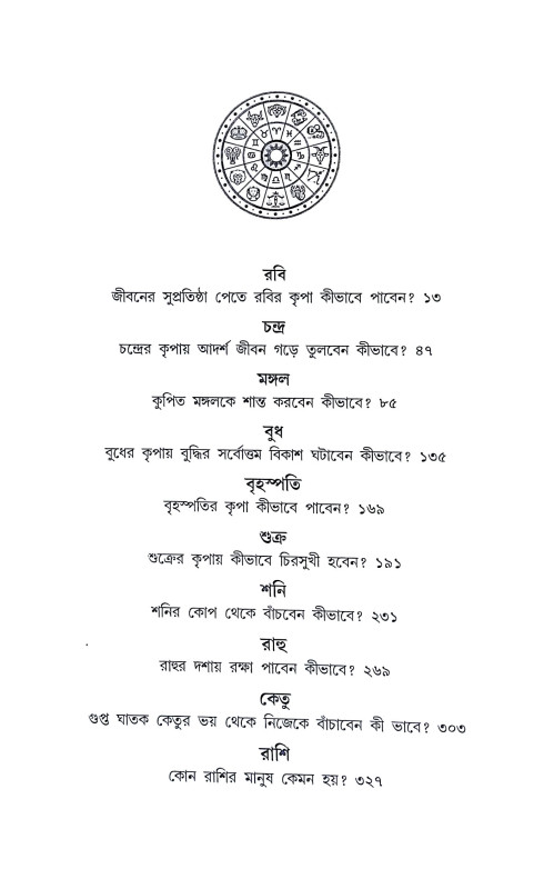 ভাগ্যবিচারের গোপণ সূত্র Bhagyabicarer Gopan Sutra