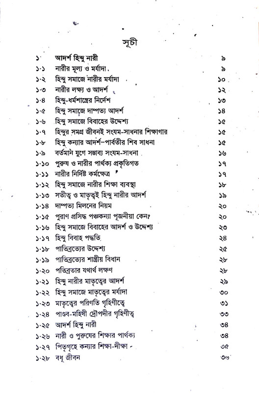 হিন্দু নারীর ও আদর্শ সাধানা Hindu Narir o Adarsa Sadhana