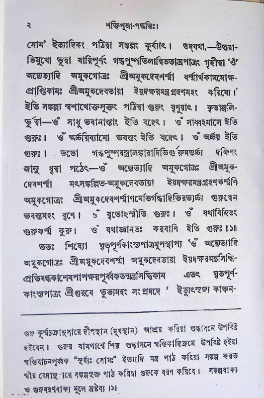 শক্তি পূজা - পদ্ধতি Shakti Puja - Paddhati