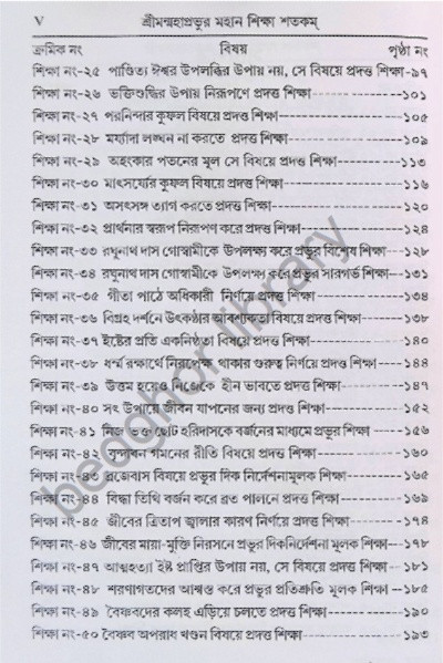 শ্রীমন্মহাপ্রভুর মহান শিক্ষা শতকম Shriman Mahaprabhu’r Mahan Shiksha Shatakam