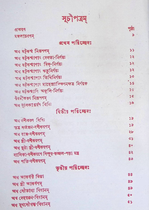 বশিকরণ তন্ত্রম Bashikaran Tantram