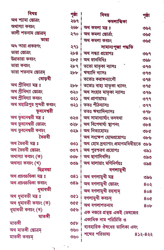 তন্ত্রশক্তি বিধান Tantrashakti Vidhan